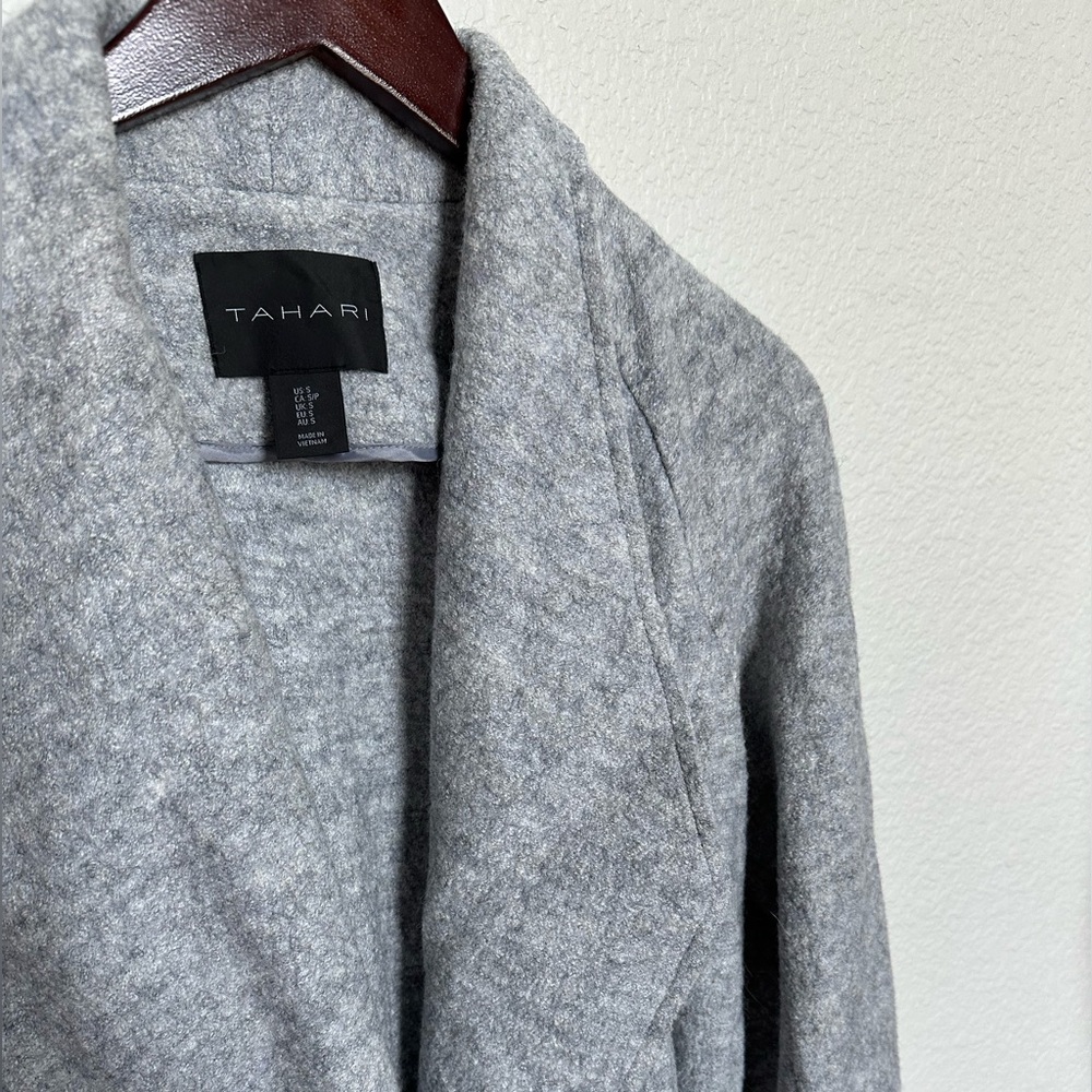 Tahari Wool Blend Open Cardigan Size Small